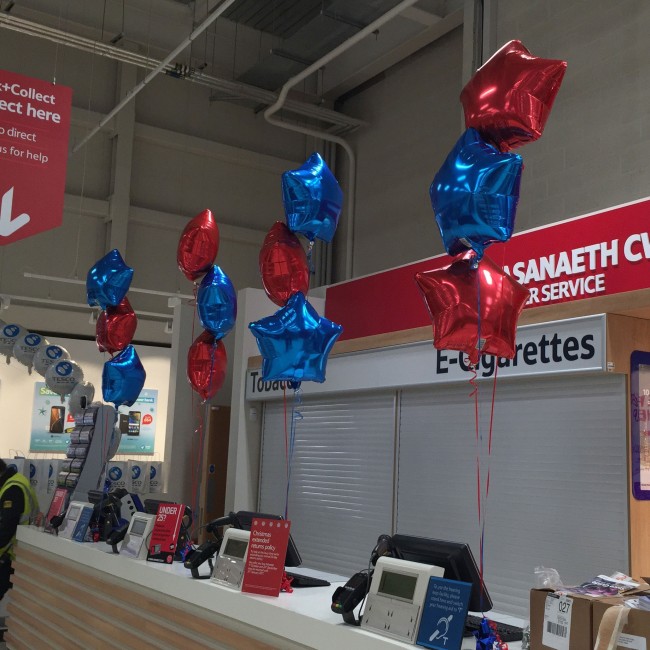 Point of Sale Balloons Decorations by B Loony Ltd