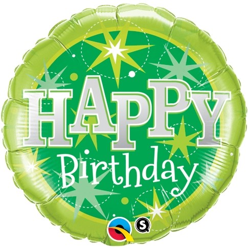 Happy Birthday Balloon - Sparkle (18 Inch)