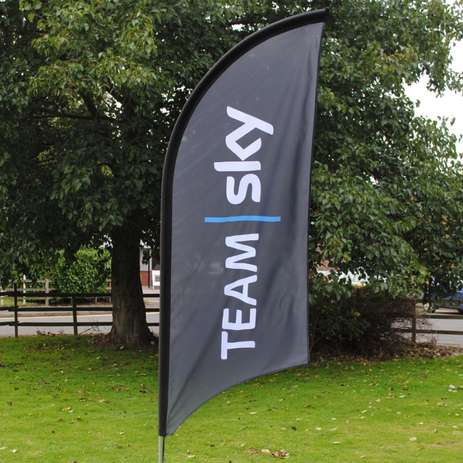 Feather Flag for Team Sky