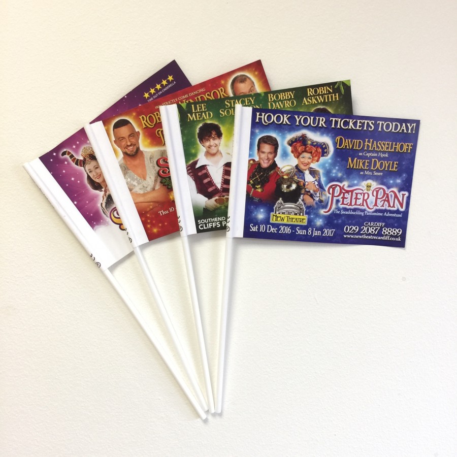 Custom Printed Theatre Promotion & Pantomime Flags