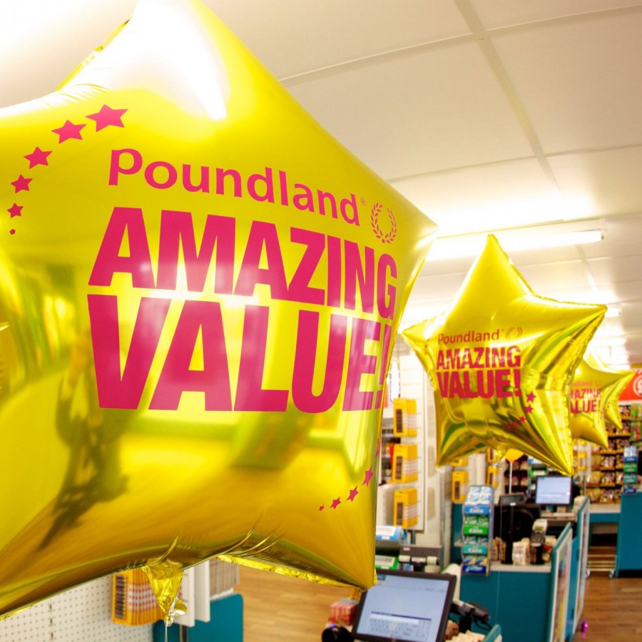 Point of Sale Balloons for Poundland