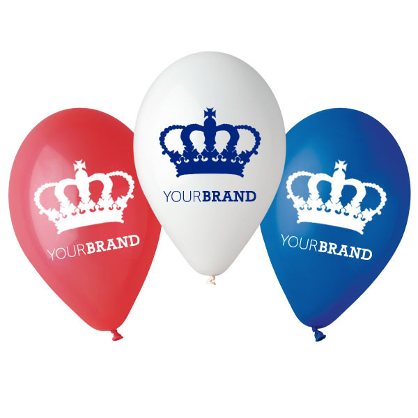 Custom Printed Royal Wedding Latex Balloons