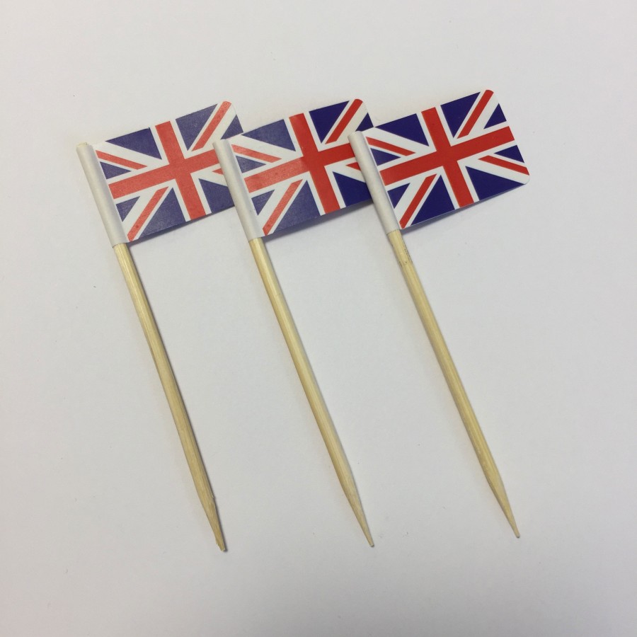 Union Jack / Union Flag Gourmet Food Flags