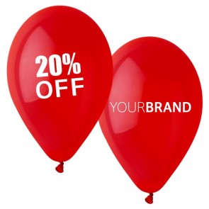 Percentage % Off Printed Latex Balloons