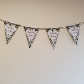 Eco Friendly Threaded Wool & Paper Promotional Bunting