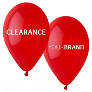 Clearance Printed Latex Balloons