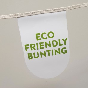 Eco Friendly Stitched Cotton & Paper Bunting