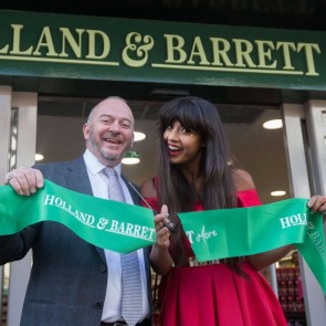 Bespoke Printed Store Opening Ribbon for Holland & Barrett