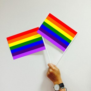 Pride Hand Waving Flags