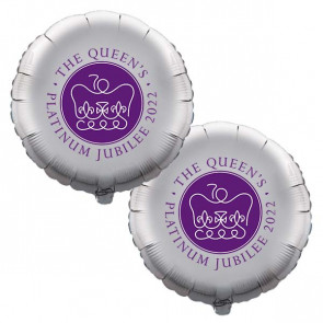 Custom Printed Queen's Jubilee Foil Balloons