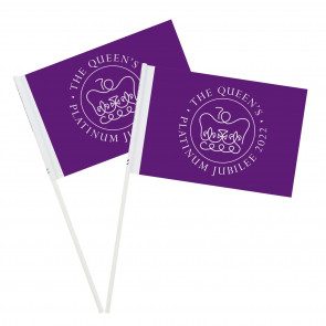 The Queen's Platinum Jubilee Handwaving Flags
