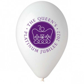 Custom Printed Queen's Jubilee Rubber Balloons
