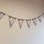 Eco Friendly Threaded Wool & Paper Bunting