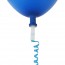 Balloon Valve for Helium Filled Latex Balloons with Blue Ribbon