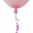 Balloon Valve for Helium Filled Latex Balloons with Pink Ribbon