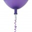 Balloon Valve for Helium Filled Latex Balloons with Purple Ribbon