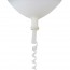 Balloon Valve for Helium Filled Latex Balloons with White Ribbon