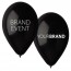 Brand Event Printed Latex Balloons Black