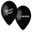 Brand Event Printed Latex Balloons Black