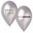 Brand Event Printed Latex Balloons Silver