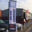 Car Forecourt Portrait Flags