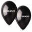 Clearance Printed Latex Balloons Black