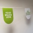 Custom Eco Friendly Stitched Cotton & Paper Bunting with Logo