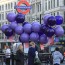 3ft Purple Balloons for Oasis at London Underground