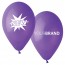NEW Printed Latex Balloons Purple