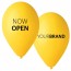 Now Open Printed Latex Balloons Yellow