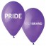 Pride Custom Printed Latex Balloons Purple
