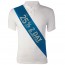 Blue Printed Promotional Sash with 1 Colour Print