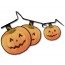 Pumpkin Shaped Bunting Pennants