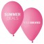 Summer Deals Printed Latex Balloons Pink