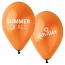 Summer Deals Printed Latex Balloons Orange