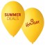 Summer Deals Printed Latex Balloons Yellow