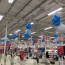 Point of Sale Promotional Balloons at Tesco Checkouts