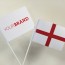 Branded St George England Hand Waving Flags