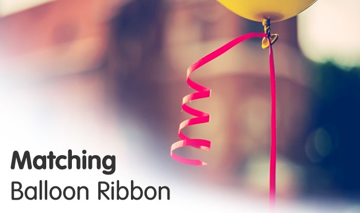 Matching Balloon Ribbon