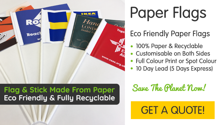 Printed Paper Flags