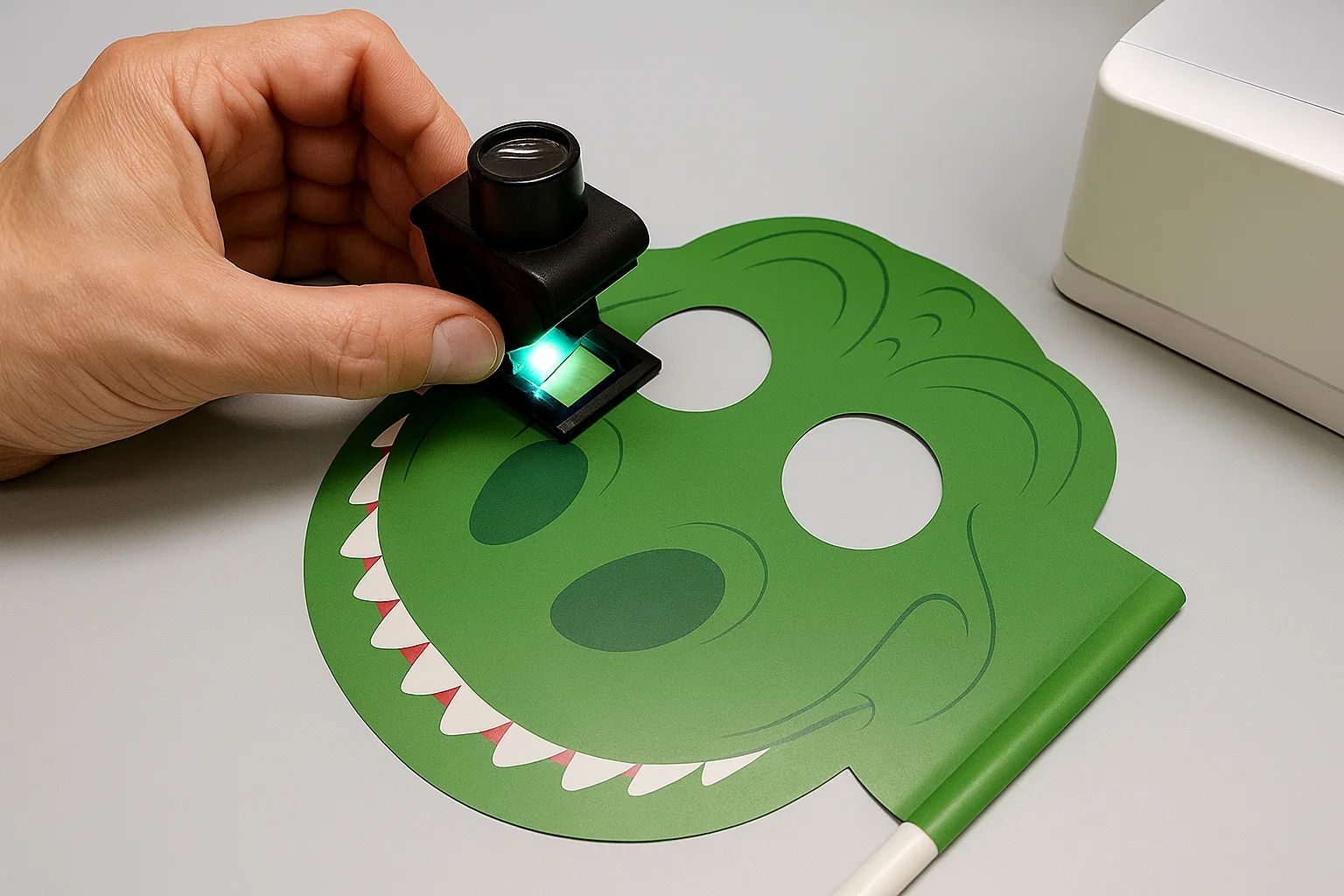 Handheld Masks Printer’s Microscope