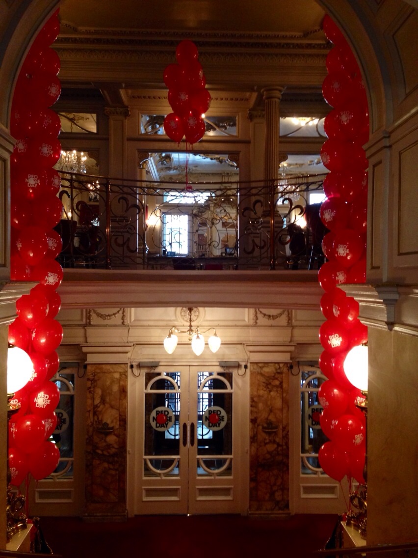 Red Printed Balloons for Red Nose Day