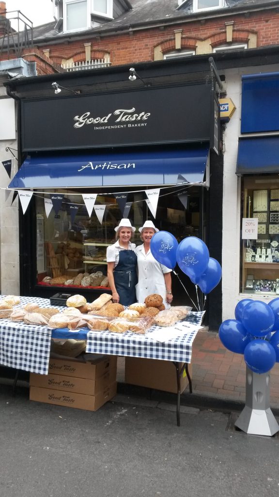 Bunting & Latex Balloons for Good Taste Bakeries