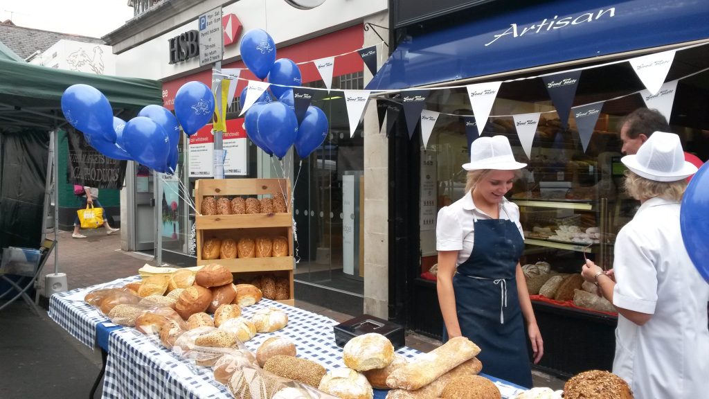 Bunting & Latex Balloons for Good Taste Bakeries